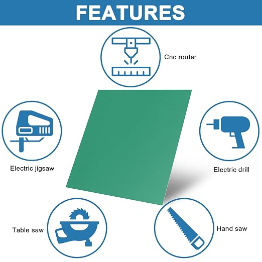 Anodized Aluminum Sheet Metal 12 x 12 x 1/32 Inch Green Anodized Aluminum Metal - Image 2