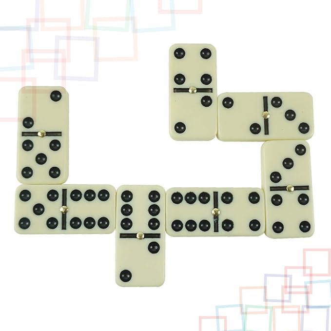 ERLLE - Jumbo Dominoes Set, Extra-Large Double Six Domino Set - Image 8