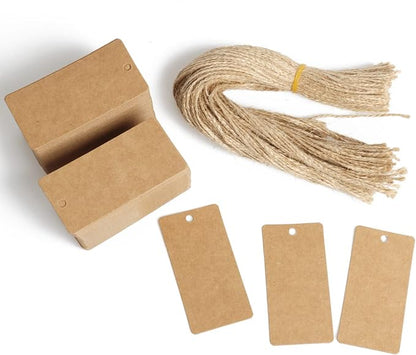200pcs Kraft Paper Gift Tags - Image 6