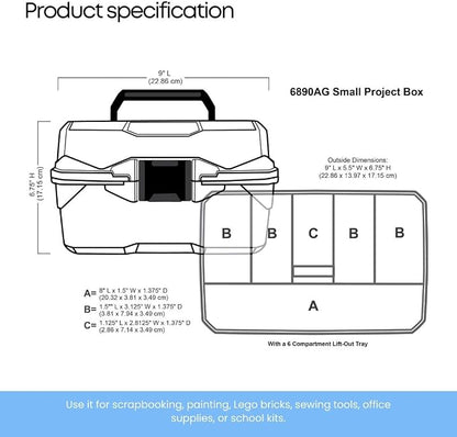 ArtBin 6890AG Small Project Box, Portable Art & Craft Organizer - Image 7