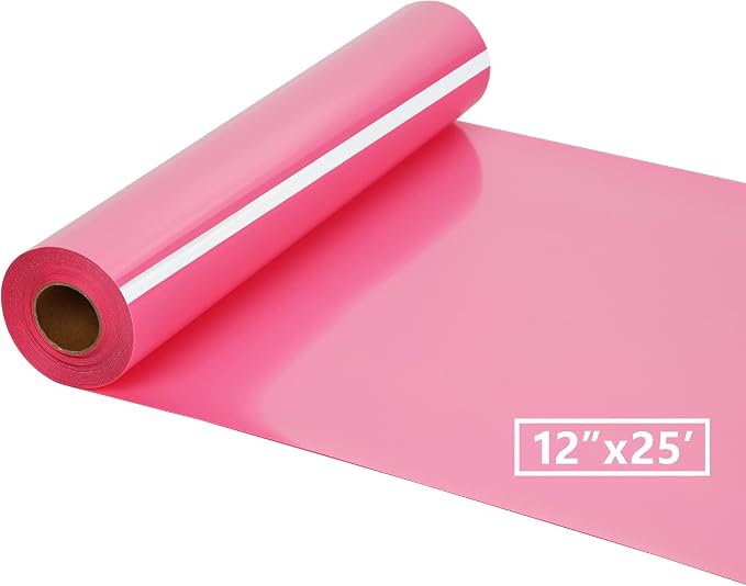 HTV Iron on Vinyl 12Inch by 25ft Roll Heat Transfer Vinyl by HTVVETUR