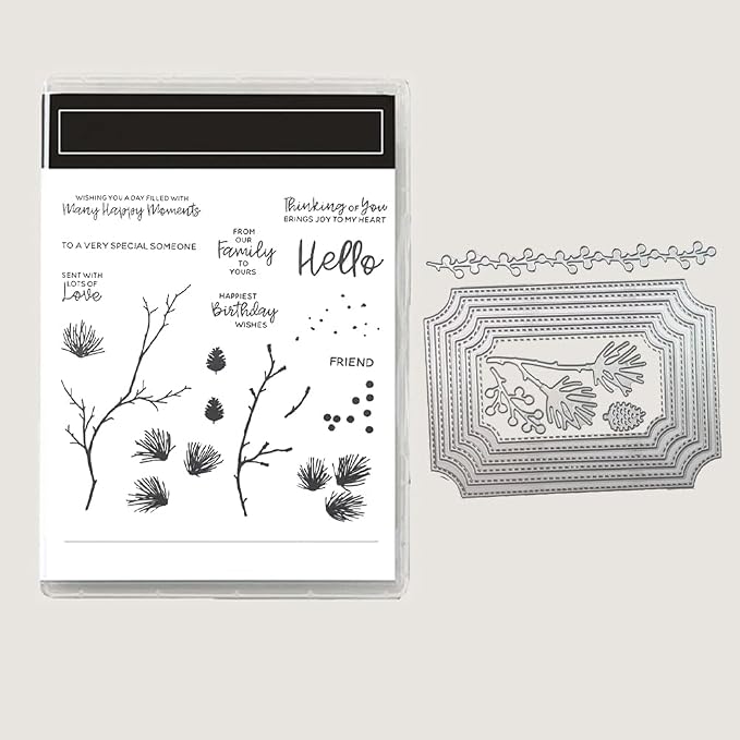 2025-2026 Stamps and Dies for Card Making, Stamps and Dies Set 2025 for by HITKUZ