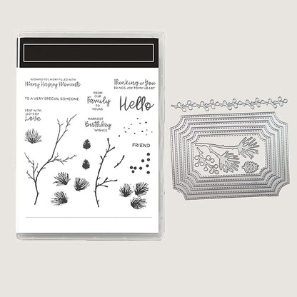 2025-2026 Stamps and Dies for Card Making, Stamps and Dies Set 2025 for by HITKUZ