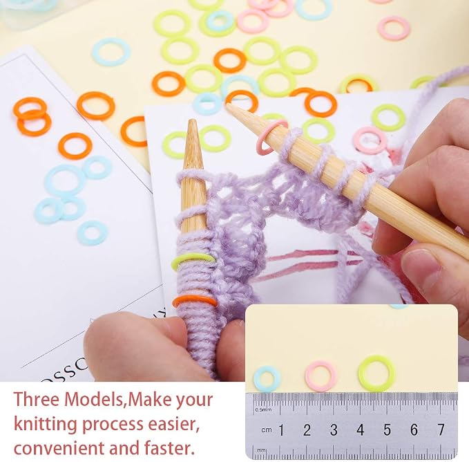 LUNARM 180 Pieces Stitch Markers - Image 6