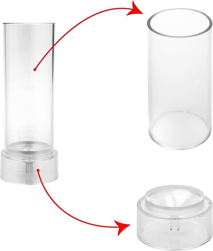 MILIVIXAY 2PCS Pillar Candle Mold -Height: 4.0inch, Diameter:2.0inch-30ft Long - Image 6