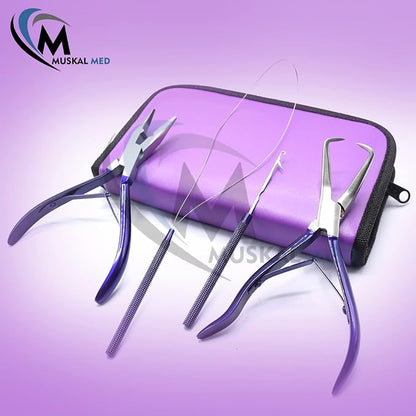 Professional Hair Extension & Beading Tool Kit Remove Plier Set - Image 3