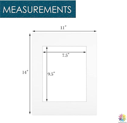 Mat Board Center, 11x14 for 8x10 Off White Color Mats - Image 2