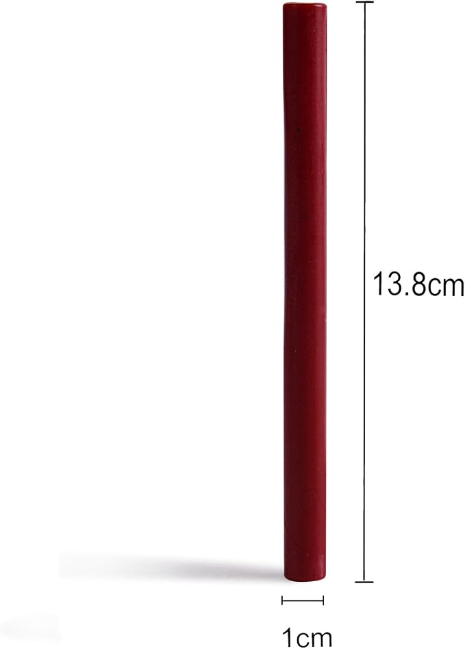 TELOSMA Matte Dark Red Glue Gun Sealing Wax Sticks Wax Seal Rod - Image 5