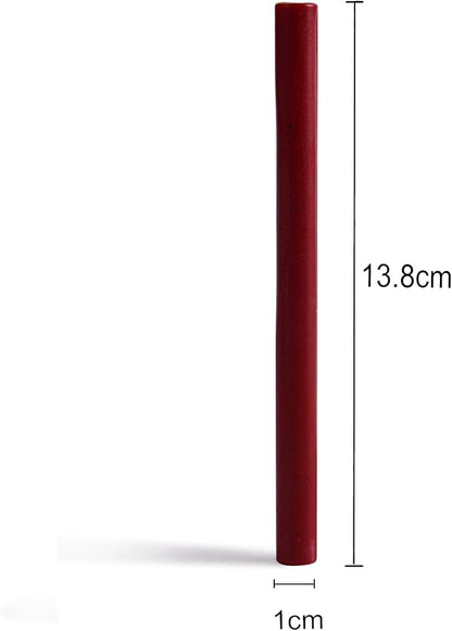 TELOSMA Matte Dark Red Glue Gun Sealing Wax Sticks Wax Seal Rod - Image 5