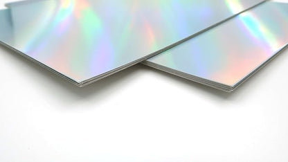 TGXRZX Metallic Cardstock Paper, holographic cardstock, Size 8 "x 11", Mirror - Image 6