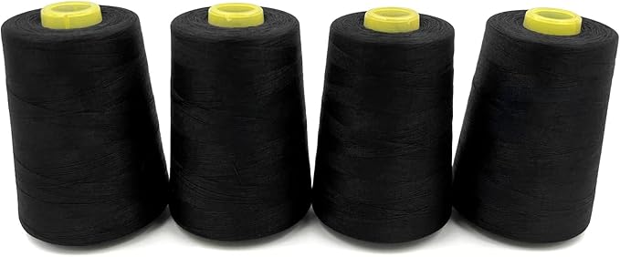 Tortoise 4 Cones of 3000 Yards Each Spool Thread by TORTOISETHREAD