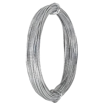 32.8 Feet/10m Stainless Steel Picture Hanging Wire, Heavy Duty Metal Wire by DAJISI