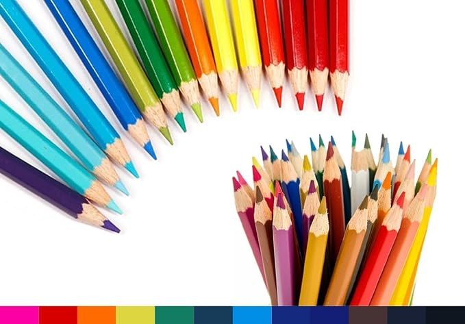 SKKSTATIONERY 50Pcs Colored Pencils, 50 Vibrant Colors, Drawing Pencils - Image 5