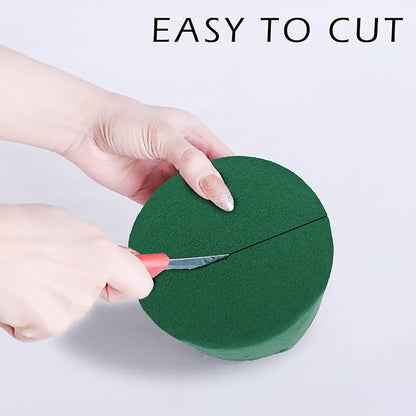 Prashent 6 Pcs Round Floral Foam Blocks - Image 7