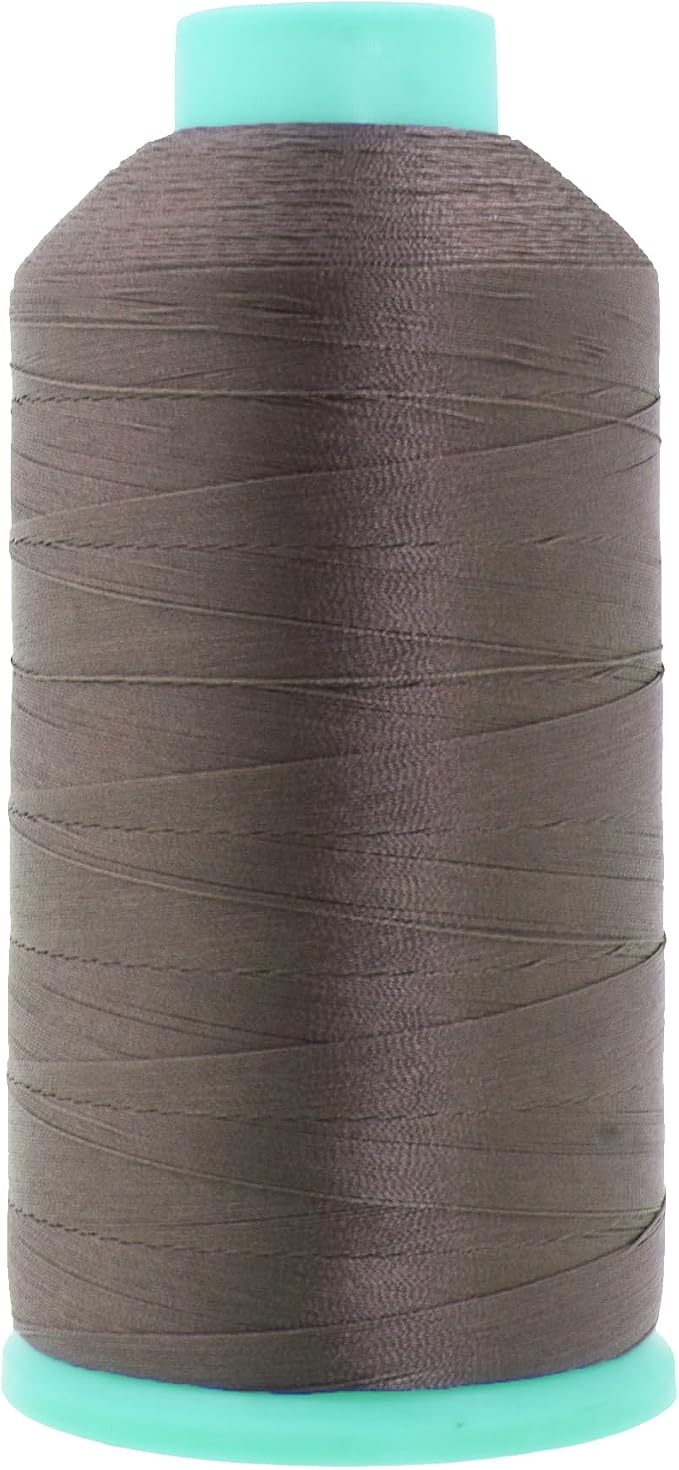 Mandala Crafts Bonded Nylon Thread Taupe Heavy Duty Sewing Threads by MandalaCrafts