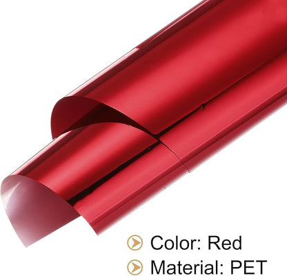 MECCANIXITY 50 Sheets Heat Reactive Foil, 20x29cm Red Foil Transfer Sheets - Image 6