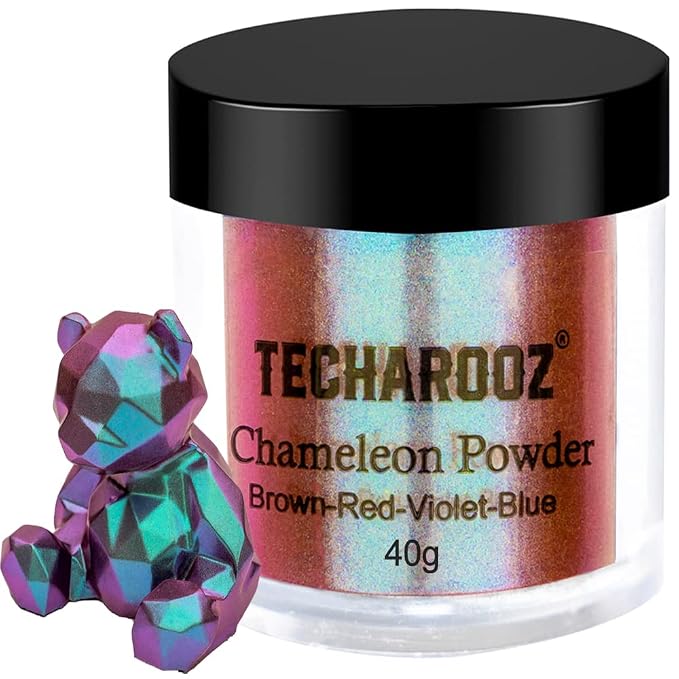 TECHAROOZ Chameleon Mica Powder - 40g Color Shift Mica Powder - Holographic by TECHAROOZ