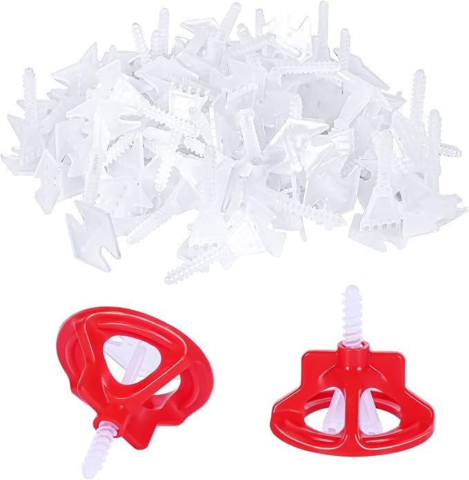 Professional Tile Leveling System Kit，Anti-Loosening Spacers/Wall, Bathroom by Unknown