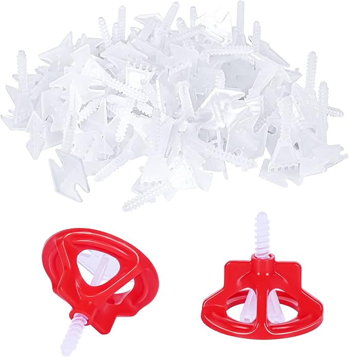 Professional Tile Leveling System Kit，Anti-Loosening Spacers/Wall, Bathroom by Unknown