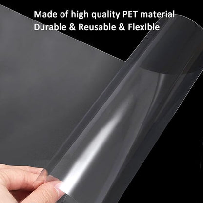 15 Pack 6 Mil Blank Stencil Sheets 12 x 24 inch Mylar Sheet Clear PET Blank - Image 4