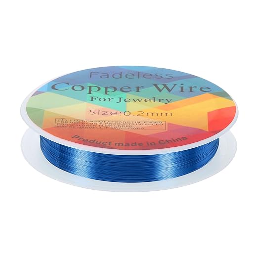 HARFINGTON 82ft Jewelry Wire, 32 Gauge Brass Craft Soft Metal Tarnish Resistant by HARFINGTON