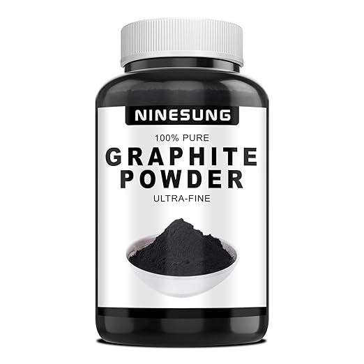 Pure Graphite Powder, 44-Micron Ultra-Fine Graphite Powder, Excellent Dry by NINESUNG