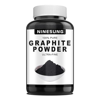 Pure Graphite Powder, 44-Micron Ultra-Fine Graphite Powder, Excellent Dry by NINESUNG
