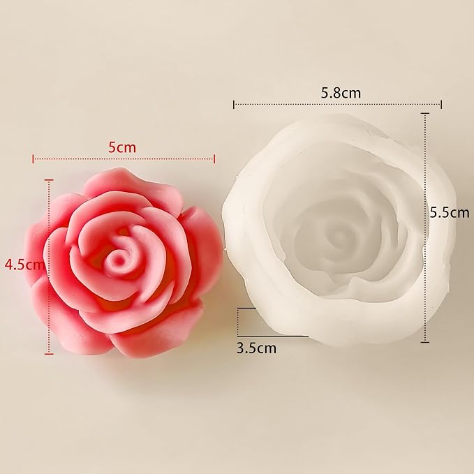 2 Pack Flower Soap & Candle Mold - Image 4