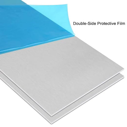 2Pack 6061 T651 Aluminum Sheet Metal 8 x 16 x 1/16 Inch Flat Plain Aluminum - Image 3