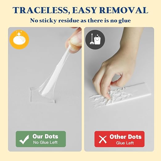 0.5'' Double Sided Adhesive Dots, Waterproof No Residue Adhesive Putty - Image 7