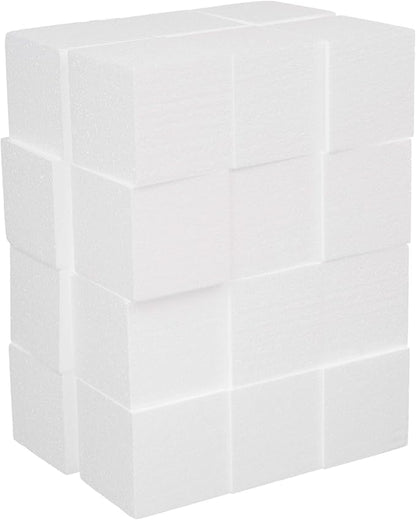 Crafare 2x2x2 Inch Foam Square Blocks 24Pack Mini Square Cubes - Image 4