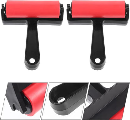 Ciieeo 10 Pcs Red Roller Mini Tools Hand Tools Tools Printmaking Brayer Hard - Image 9