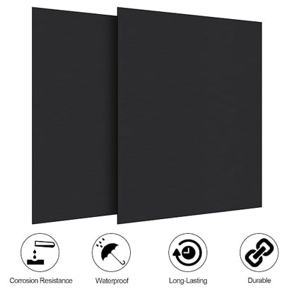 2Pack Anodized Aluminum Sheet 12 x 12 x 1/32 Inch Black Anodized Metal Plates - Image 4