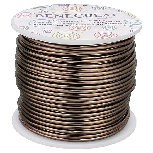 BENECREAT 9 12 17 18 20 22 Gauge Aluminum Wire Anodized Jewelry Craft Making by BENECREAT