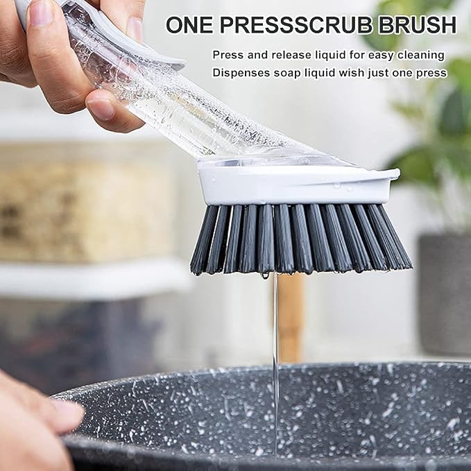 Soap Dispensing Dish Brush - Image 4