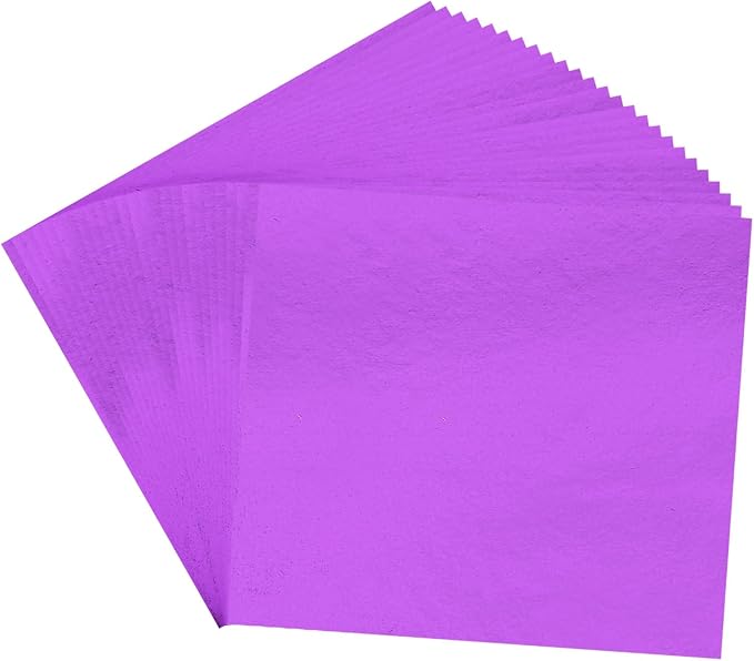 PATIKIL Gold Leaf Sheets for Art 3.7" x 3.4" by PATIKIL