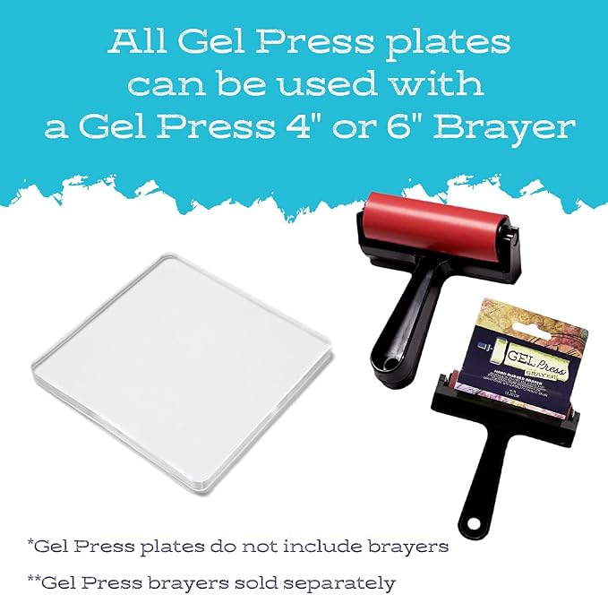 Gel Press Monoprinting Print Plate - Image 6