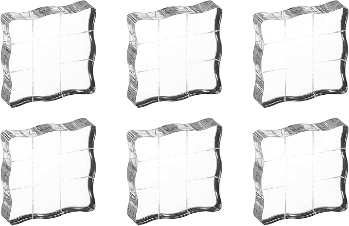 PATIKIL 1.2"x1.2" Acrylic Stamp Block by PATIKIL