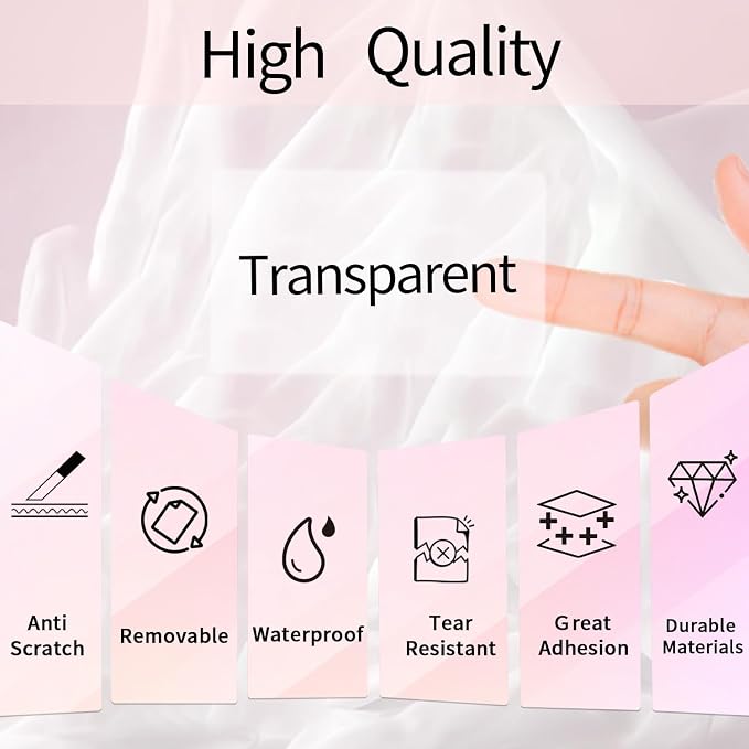 Transparent Clear Thermal Label Stickers, 2 x 1 Inch Printable Transparent - Image 4