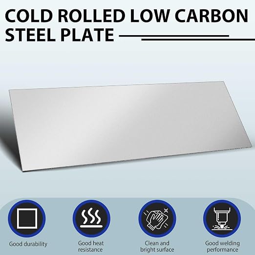 1 Pcs 16 Gauge 12 x 36 Inch Metal Steel Sheet Steel Plate Mild Carbon Cold - Image 4