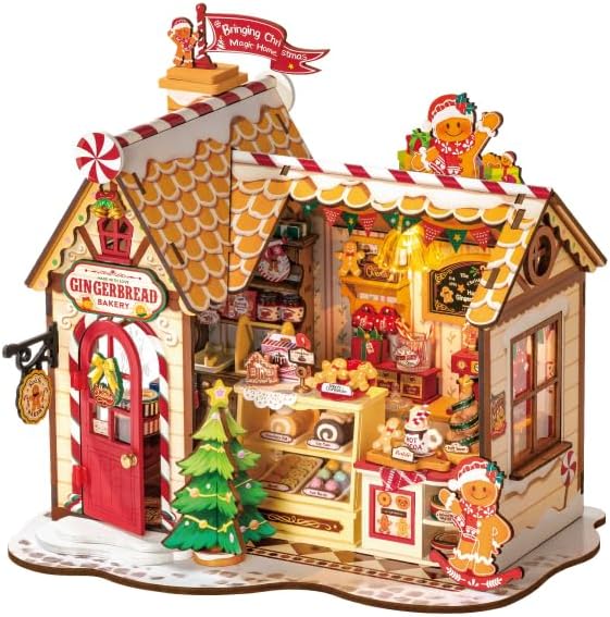 ROBOTIME DIY Miniature House Kit, Tiny House Book Nook - Image 4