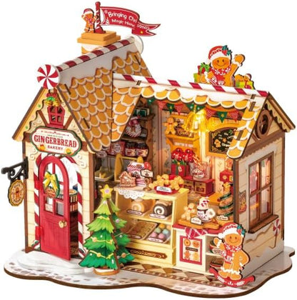 ROBOTIME DIY Miniature House Kit, Tiny House Book Nook - Image 4