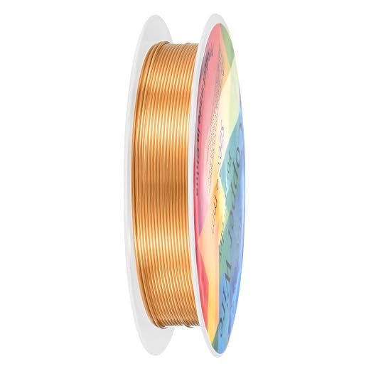 0.6 mm/22 Gauge Copper Wire for Jewelry Making, 13.1FT Copper Beading Craft by MMETERXITY