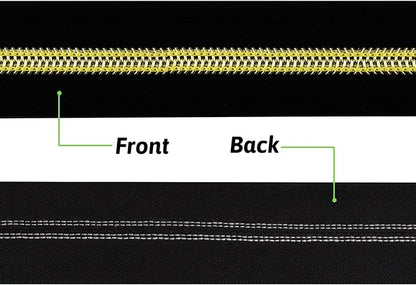 DOITEM 16.5 Yards 3-Piece Assorted Nylon Coil Zippers - Image 4