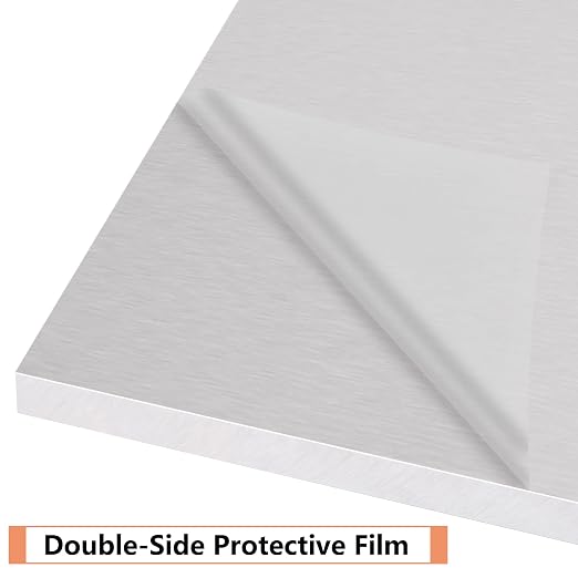 2Pack 6061 T651 Aluminum Sheet Metal 4 x 4 x 1/2Inch Flat Plain Thickened - Image 5