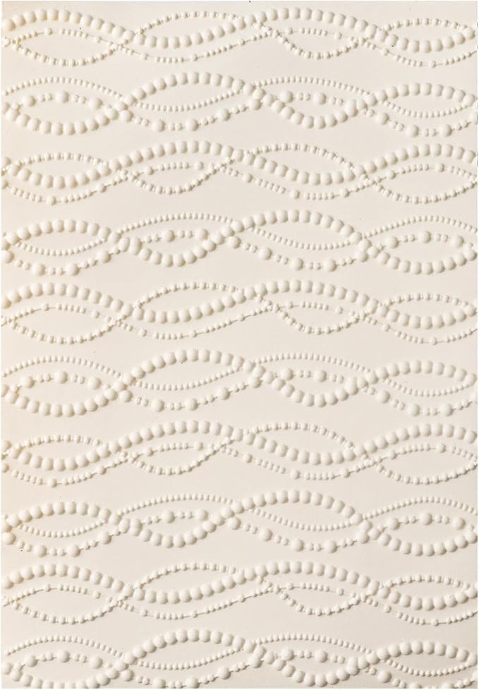 BAOFALI 3D Embossing Folder for Card Making, Abstract Art Geometric Wave Shaped by BAOFALI