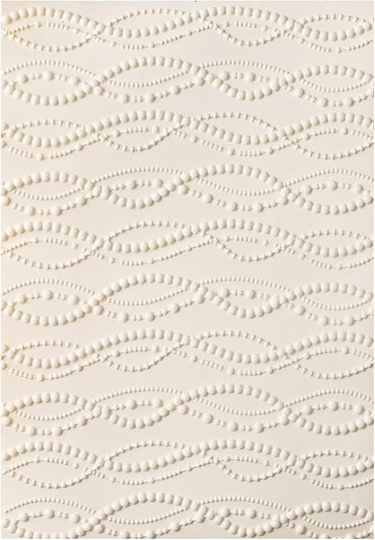 BAOFALI 3D Embossing Folder for Card Making, Abstract Art Geometric Wave Shaped by BAOFALI