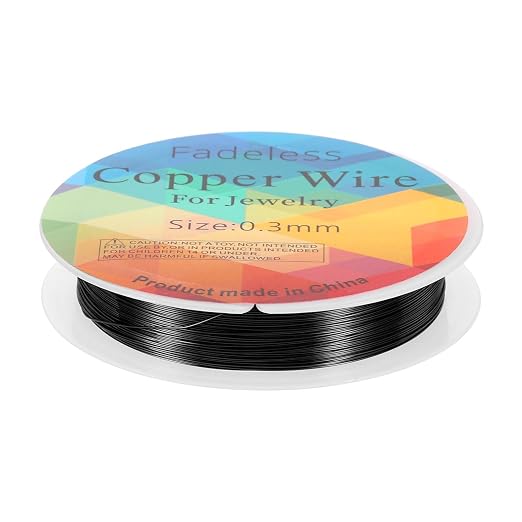 HARFINGTON 49ft Jewelry Wire, 28 Gauge Brass Craft Soft Metal Tarnish Resistant by HARFINGTON