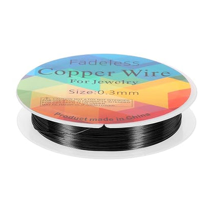 HARFINGTON 49ft Jewelry Wire, 28 Gauge Brass Craft Soft Metal Tarnish Resistant by HARFINGTON
