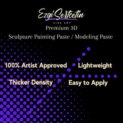 3D Sculpture Painting Paste|Texture Paste|Decorative Plaster|Ready to - Image 3
